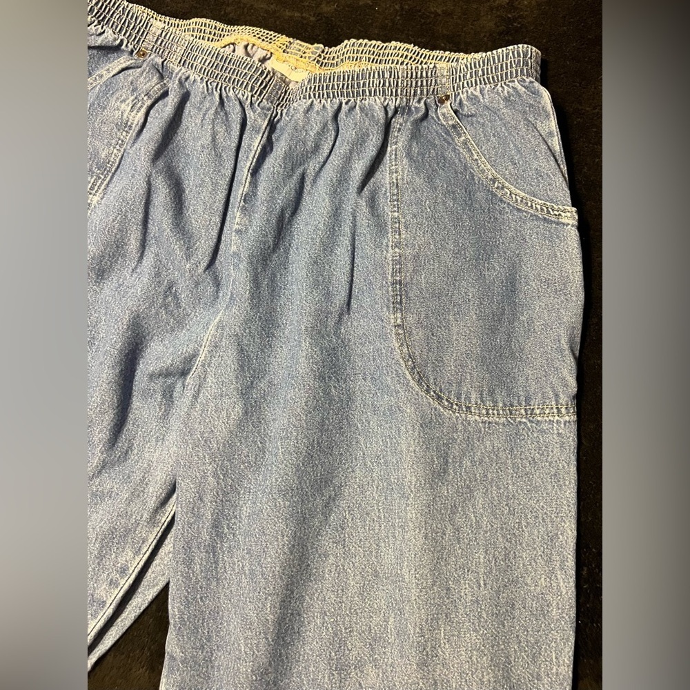 Vtg 90s Cabin Creek Medium Blue Denim Relaxed Fit Jeans Women’s 22WP - Picture 2 of 8